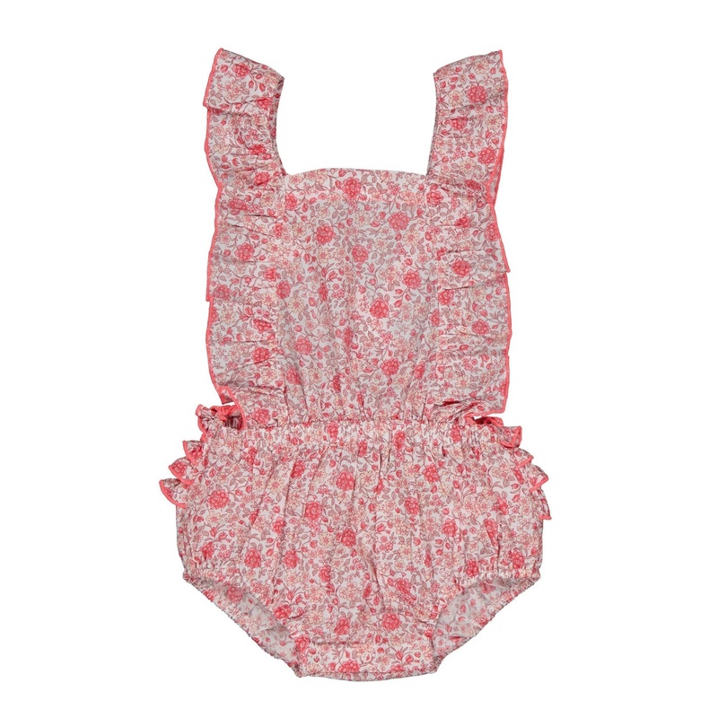 Lili Romper – Dalia Cerise|3M|6M|9M|12M|18M|24M