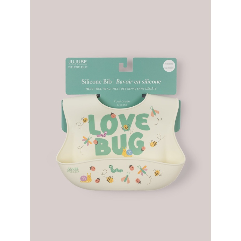 Silicone Bib – Love Bug