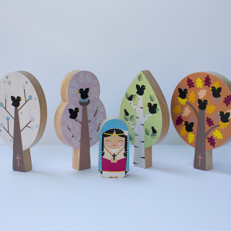 St. Kateri’s Forest Wooden Seasons Set