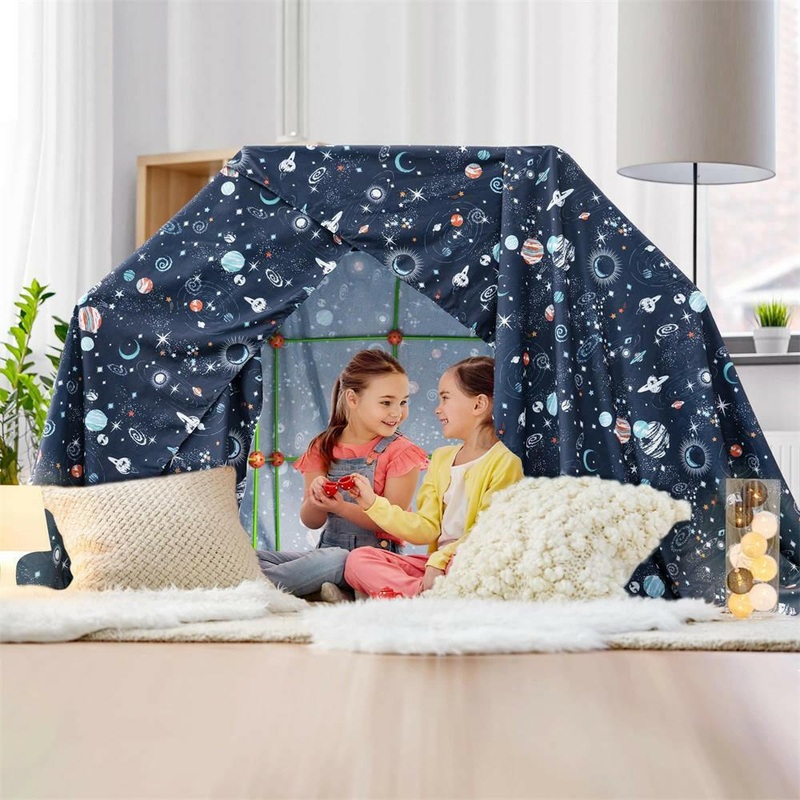 Tiny Land Creative Fort Building Kit with 130 pcs