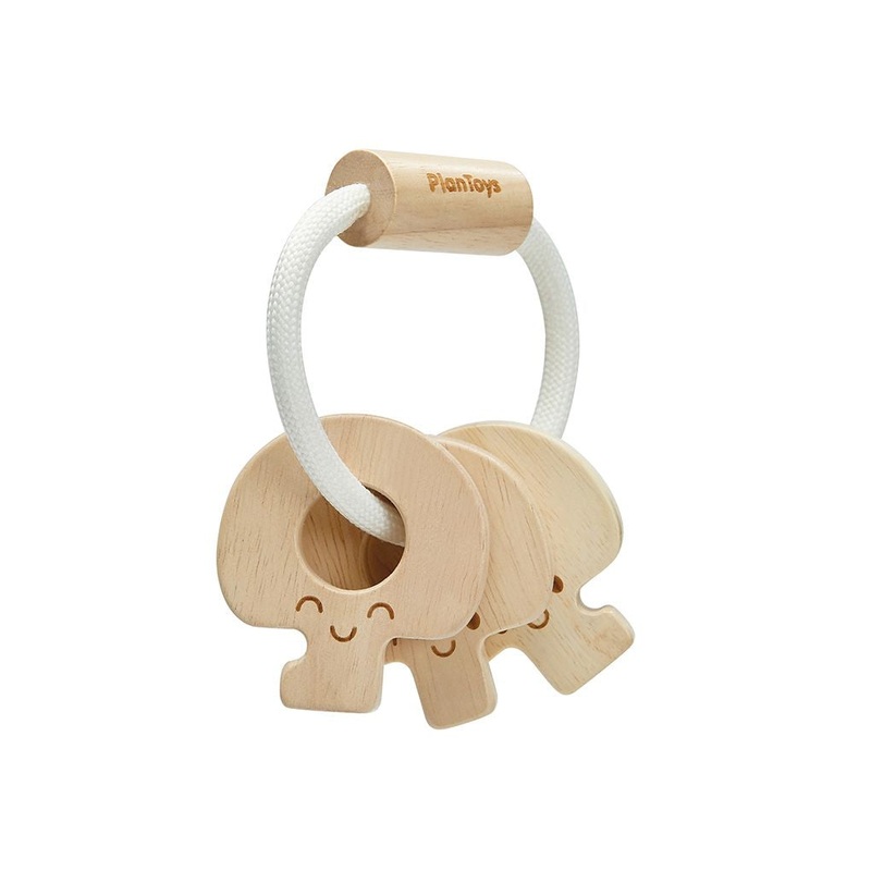 Baby Key Rattle – Natural