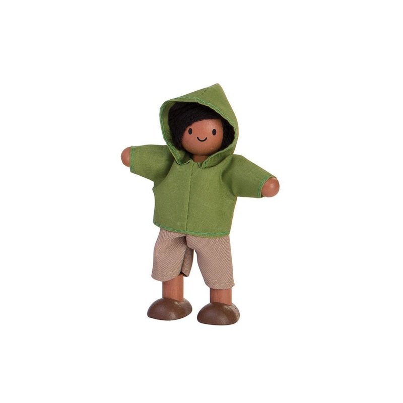 Boy Dollhouse Figure – Medium Skin Tone