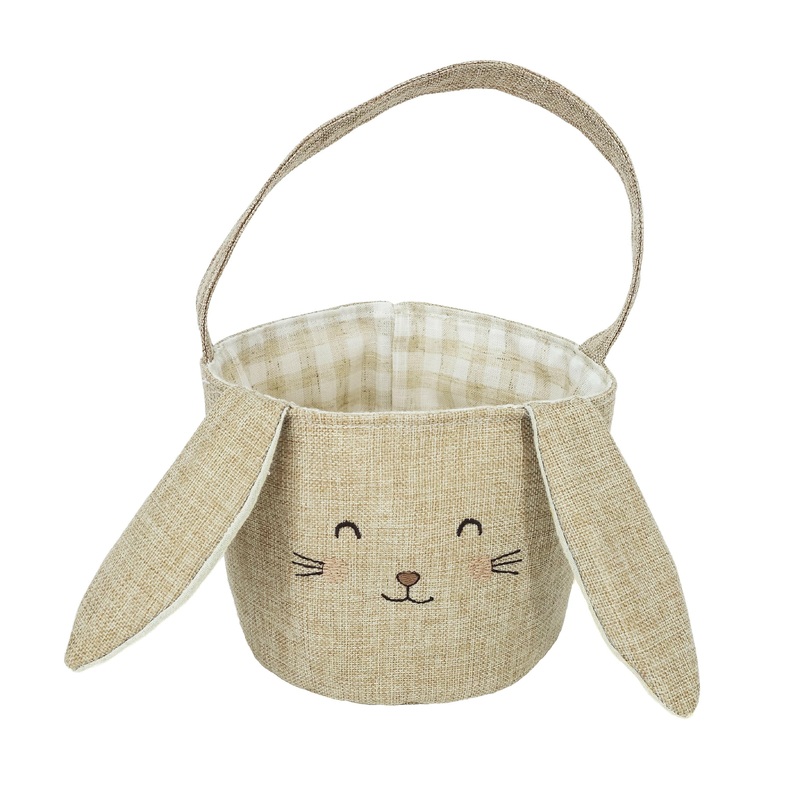 Bunny Easter Basket – Taupe