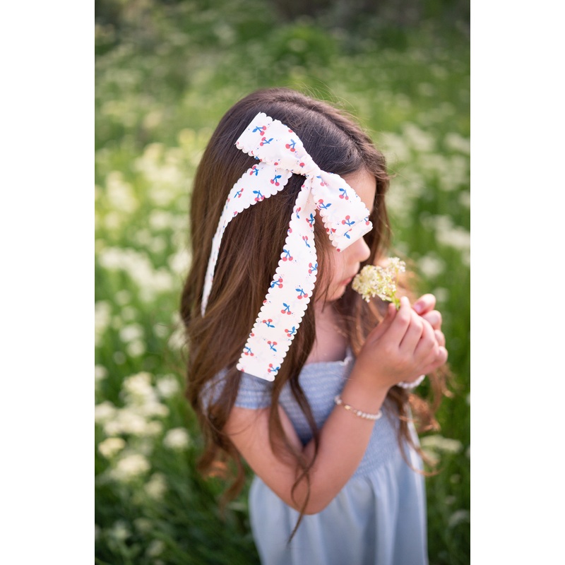 Cherry Jubilee | Double Loop Statement Ribbon Bow