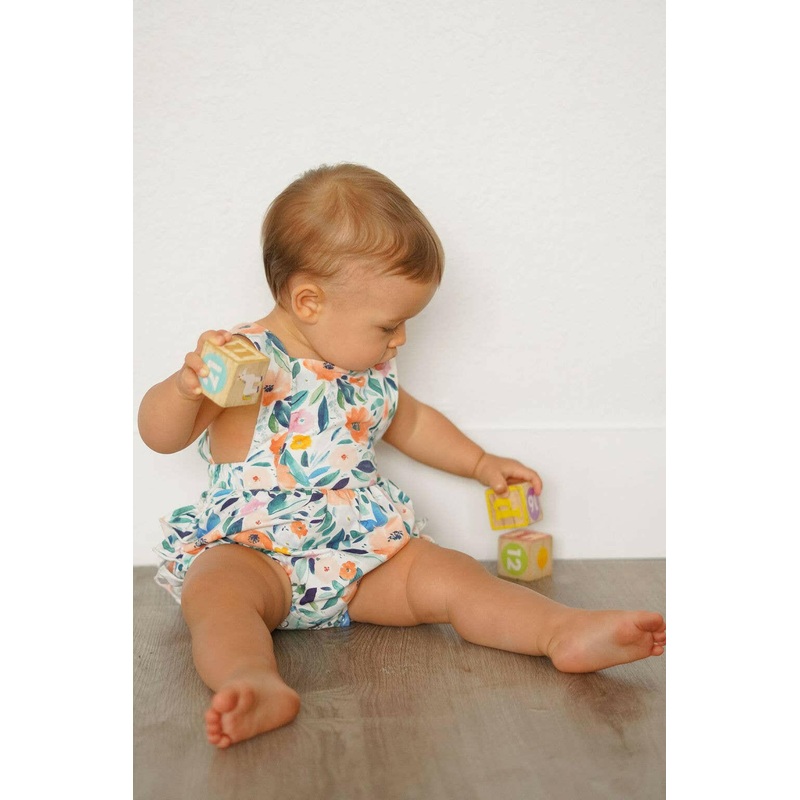 Isla Romper in Summer Floral|3/6m|6/12m|12/18m|18/24m|2T