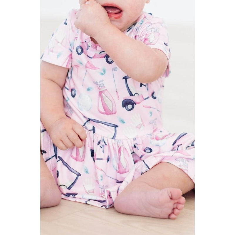 Tee Time S/S Twirl Bodysuit|0-3M|3-6M|6-12M|12-18M|18-24M