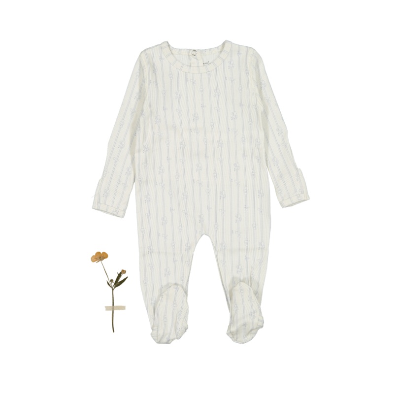 The Printed Romper – Linear Leaf