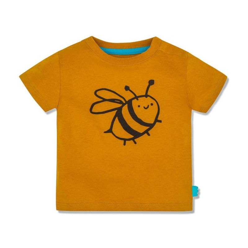 Bee Baby T-Shirt|3/6M|6/12M|12/18M|18/24M|Caramel