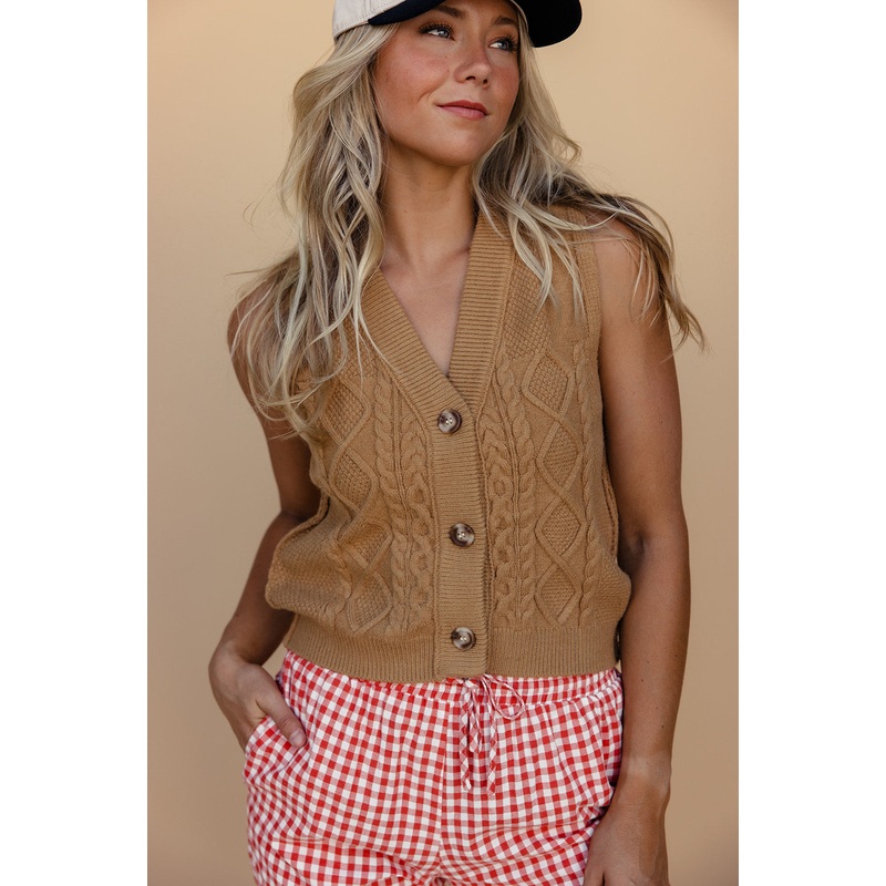 Hayley Sweater Vest|GoldenRod|S/M|M/L