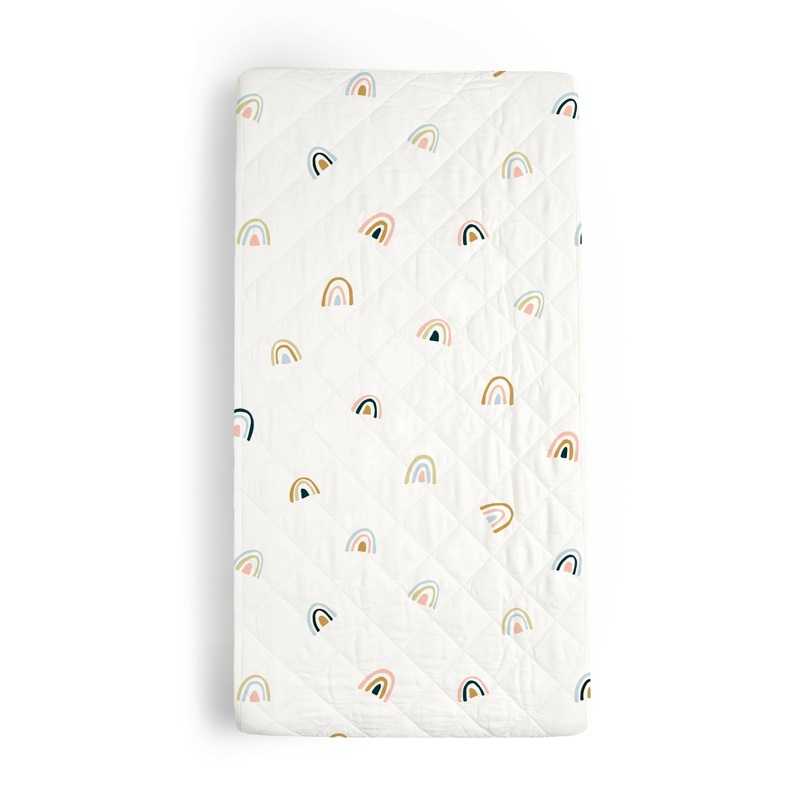 Organic Changing Pad Cover – Rainbow