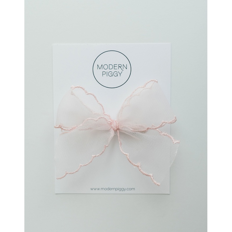 Pink Mist | Pigtail Set – Ribbon Bow