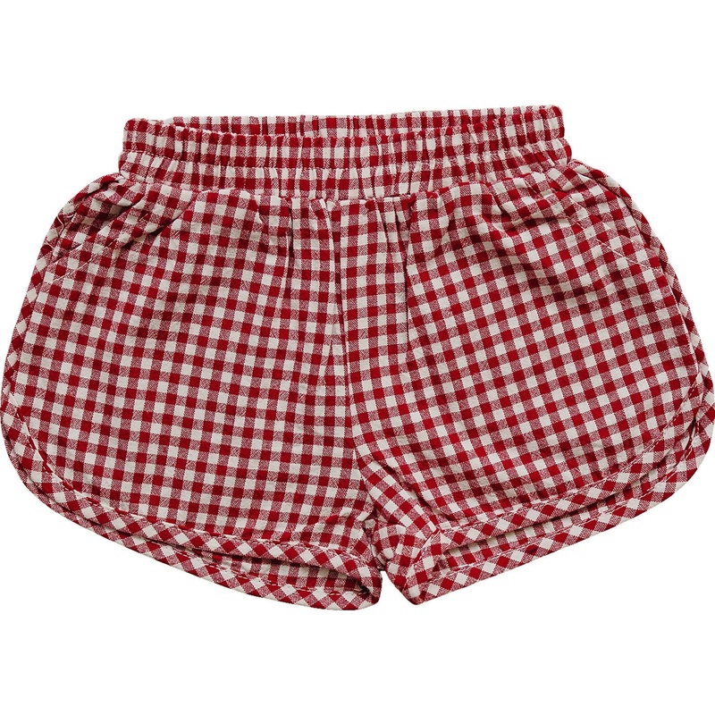 Red Gingham Shorts|0-3|3-6|6-12|18|2T|3T|4T|5T|6Y|7Y
