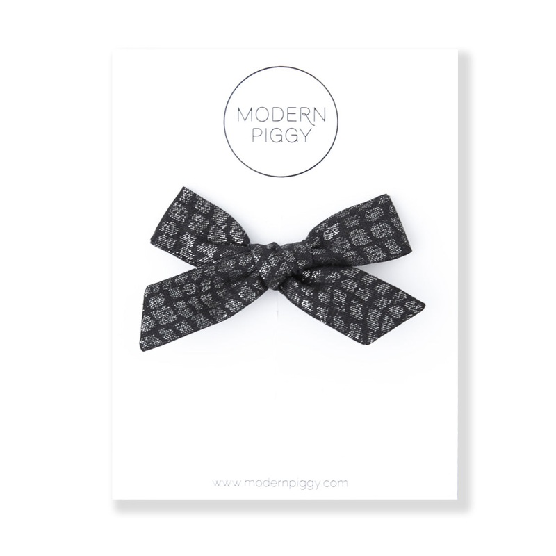 Snake Skin | Hand-tied Bow|Alligator Clip|Nylon Headband