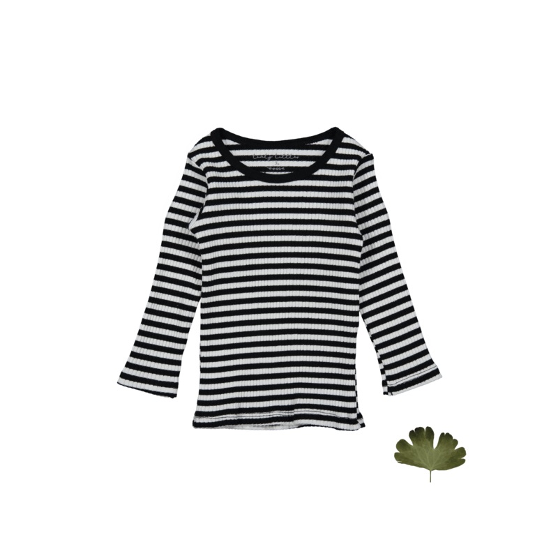 The Printed Long Sleeve Tee – Stripe