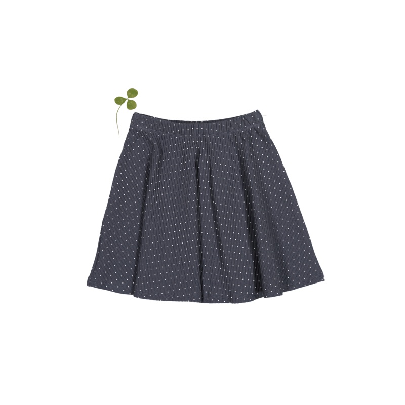 The Printed Skirt – Steel Dot|24m|36m|4y|6y|8y