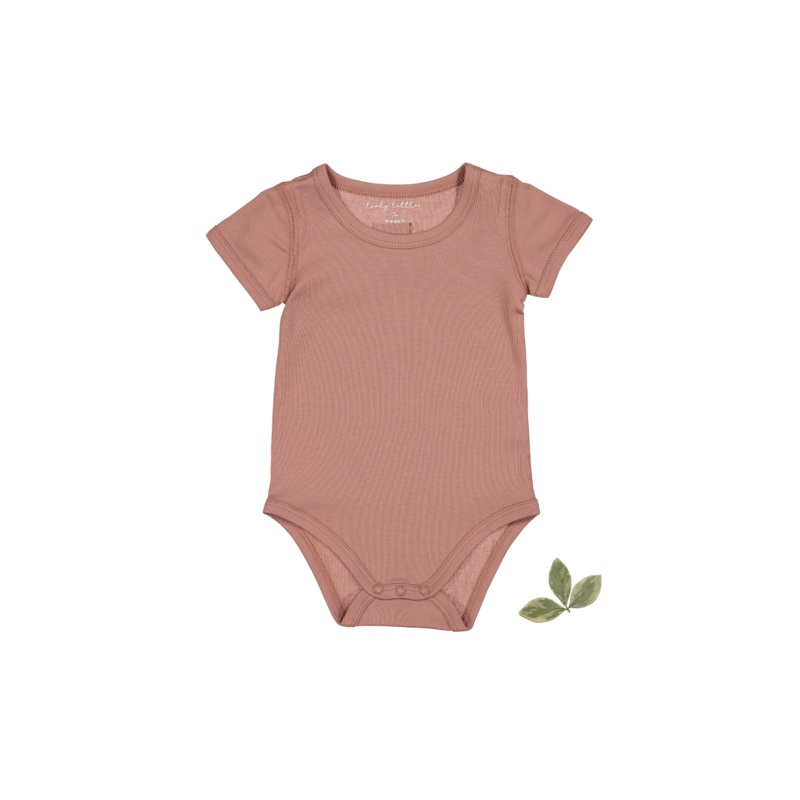 The Short Sleeve Onesie – Rosewood