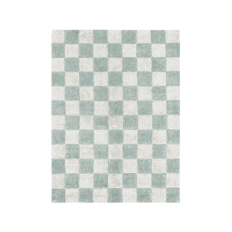WASHABLE RUG TILES BLUE SAGE|120 x 160 cm|Blue Sage