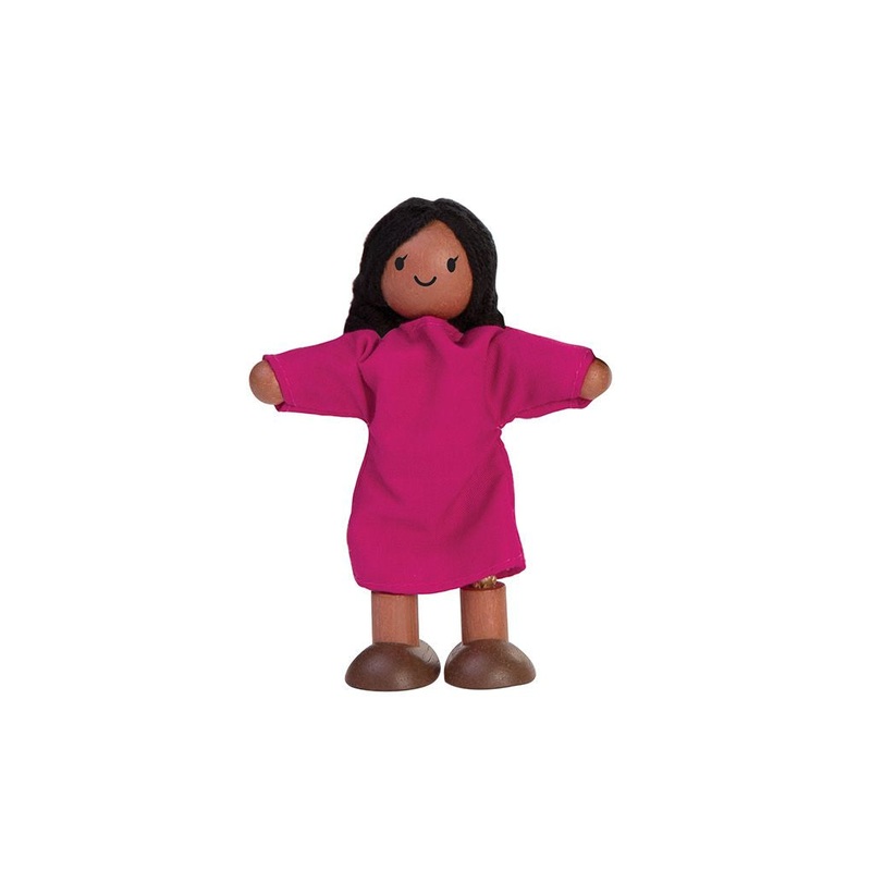 Girl Dollhouse Figure – Medium Skin Tone