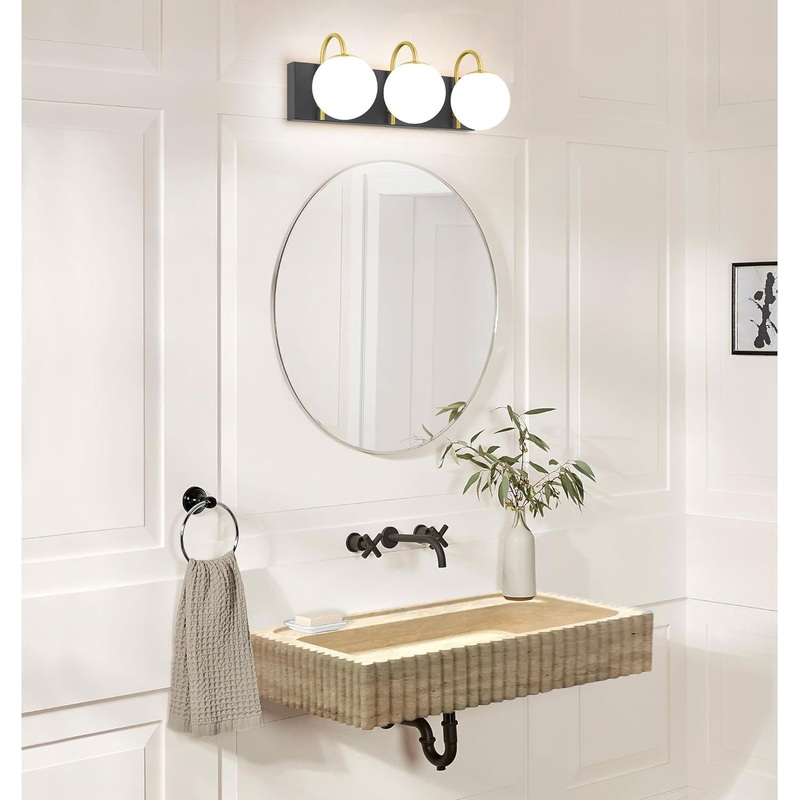Oasis Beige Travertine Wall-mount Bathroom Vanity Sink Fluted (W)20 (L)24 (H)6