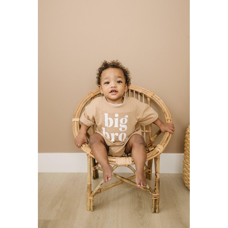 Organic Cotton Big Bro T-Shirt Romper