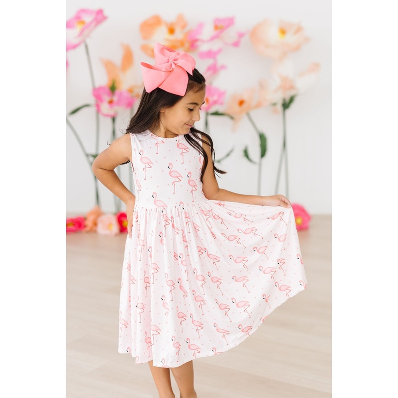 Pink Paradise Tank Twirl Dress