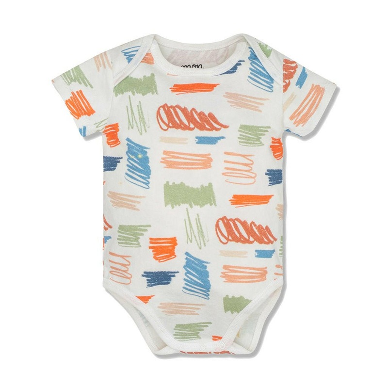 Scribble Baby Bodysuit|3/6M|6/12M|12/18M|18/24M|Natural/Scribble