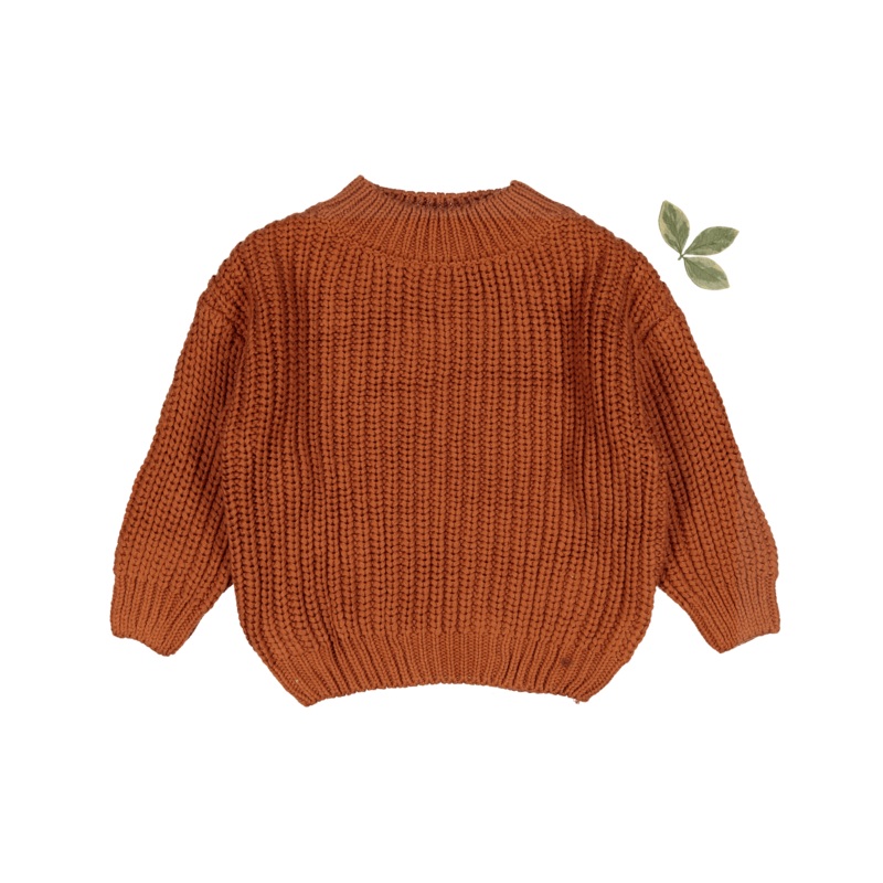 The Chunky Knit Sweater – Caramel