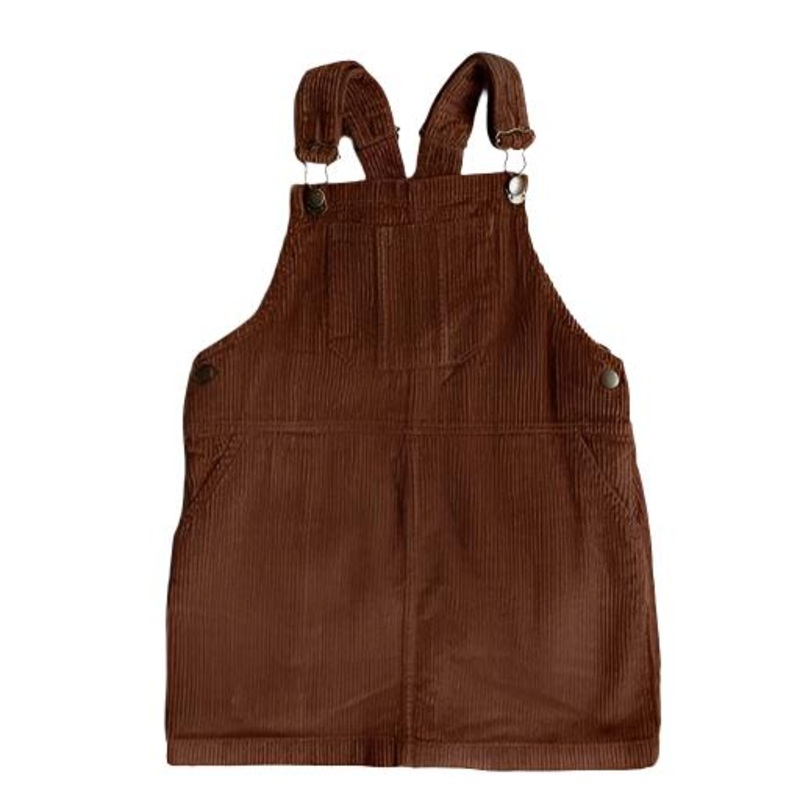 The Retro Pinafore – Rust|12-18 months|18-24 months|3-4 years|4-5 years|5-6 years|6-7 years