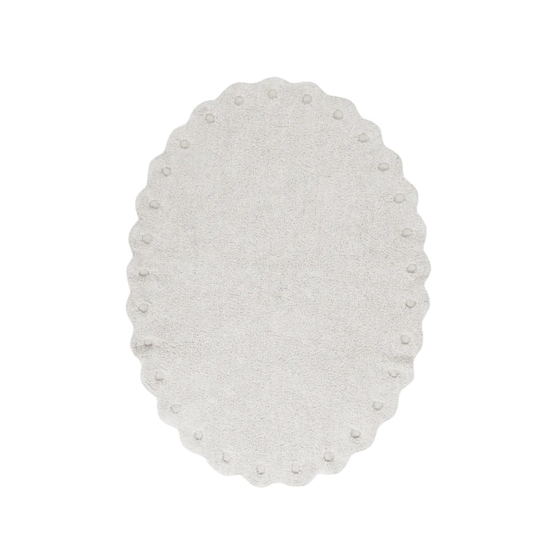 WASHABLE RUG PINE CONE IVORY|130 x 180 cm|Ivory
