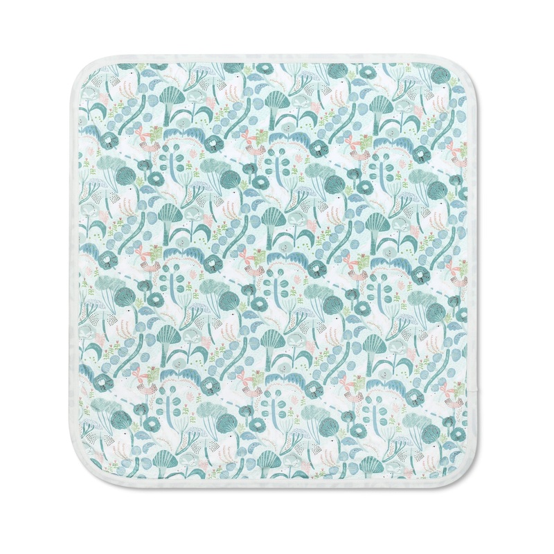 Bamboo Blend Baby Blanket – Minty Bear Bloom