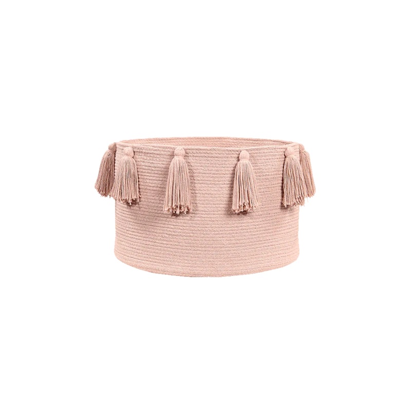 BASKET TASSELS VINTAGE NUDE|30 x 45 cm|Vintage-Nude