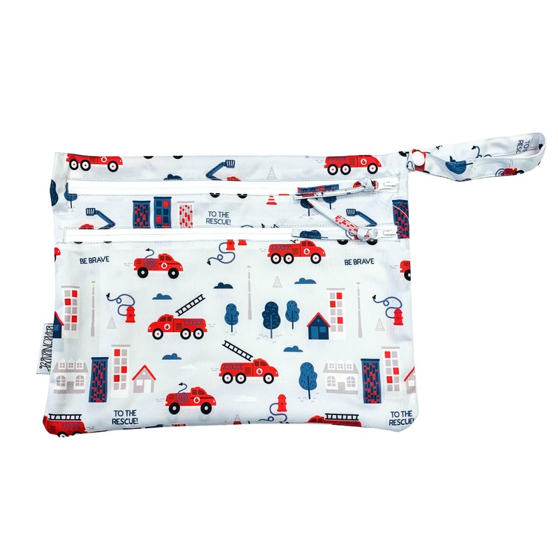 Be Brave – Firefighter – Waterproof Wet Bag (For mealtime, on-the-go, and more!) SALE