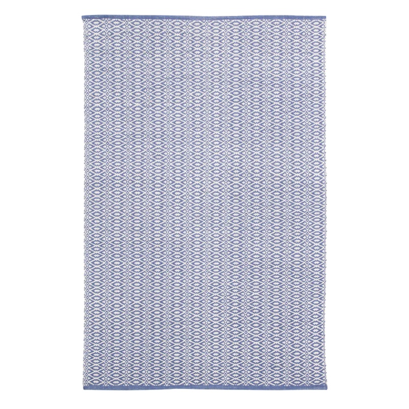 COTTON RUG ROMBINI LAVENDER BLUE