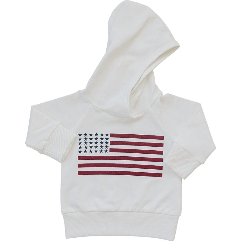 Flag Hoodie|0-3|3-6|6-12|18|2T|3T|4T|5T|6Y|7Y|8Y|9Y|10Y