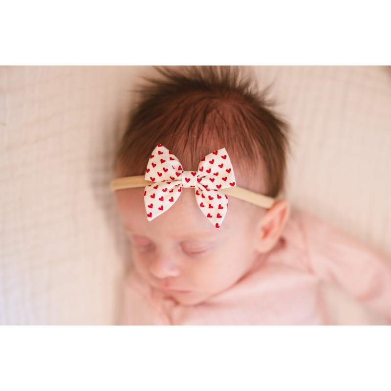 Cupid | Mini Piggy Bow|Alligator Clip|Nylon Headband