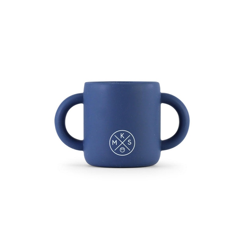 Silicone drinking cup for toddlers & kids Navy Blue
