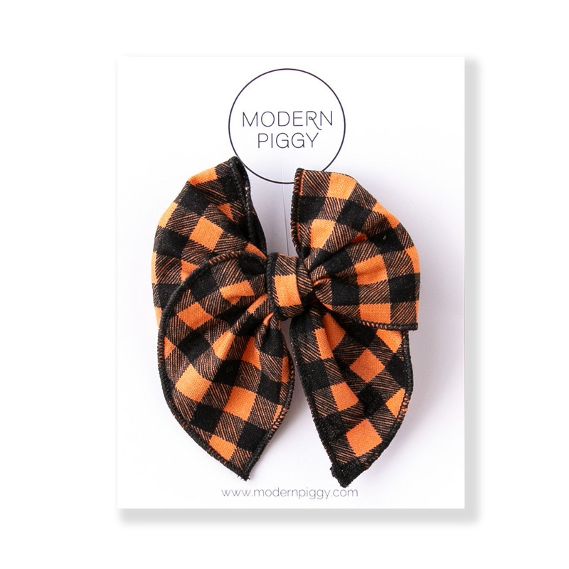 Spooky | Petite Party Bow|Alligator Clip|Nylon Headband