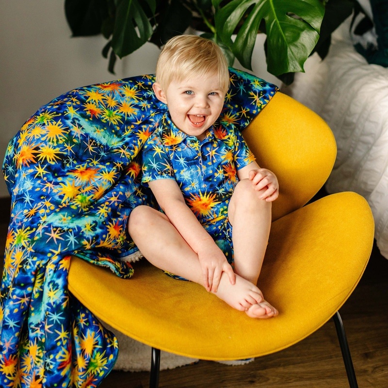 Starry Starry Night Polo Romper