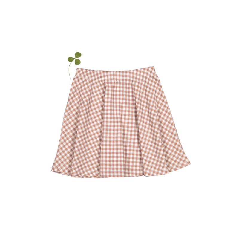 The Printed Skirt – Rosewood Gingham