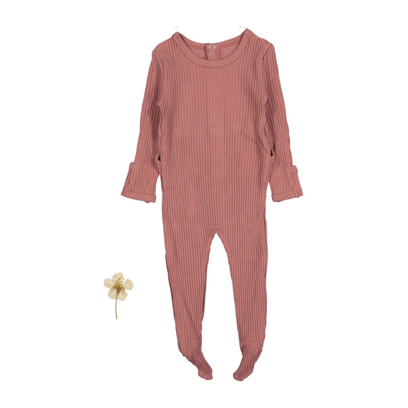 The Romper – Rosewood Ribbed|00m|0m|3m|6m|9m|12m|18m|24m