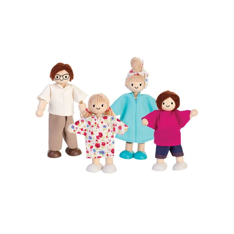 Doll Family – Light Skin Tone – Brown Hair
