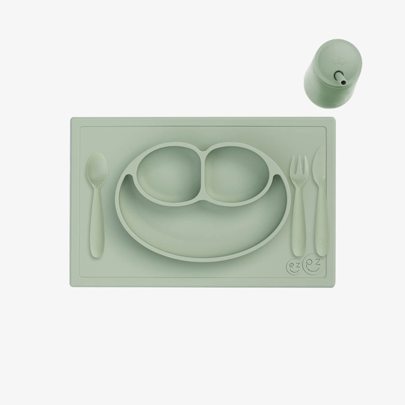 Happy Feeding Set|Pewter|Blush|Sage|Indigo|Coral|Blue
