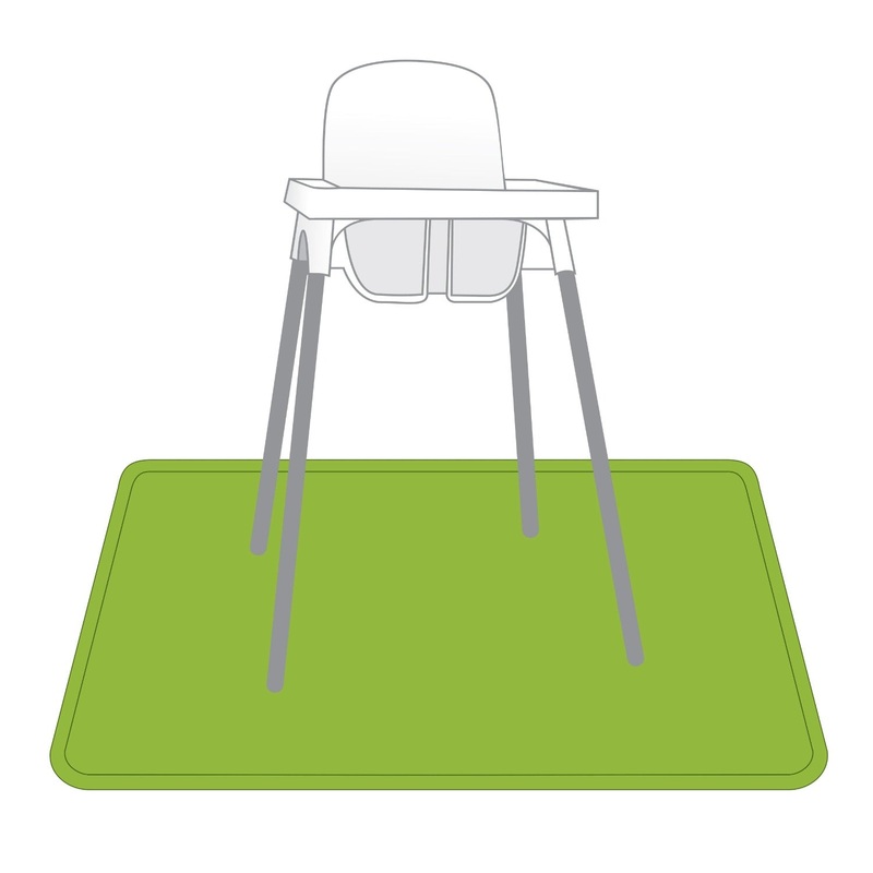 Solid Ribbit Minimalist Splash Mat – A Waterproof Catch-All for Highchair Spills and More! SALE