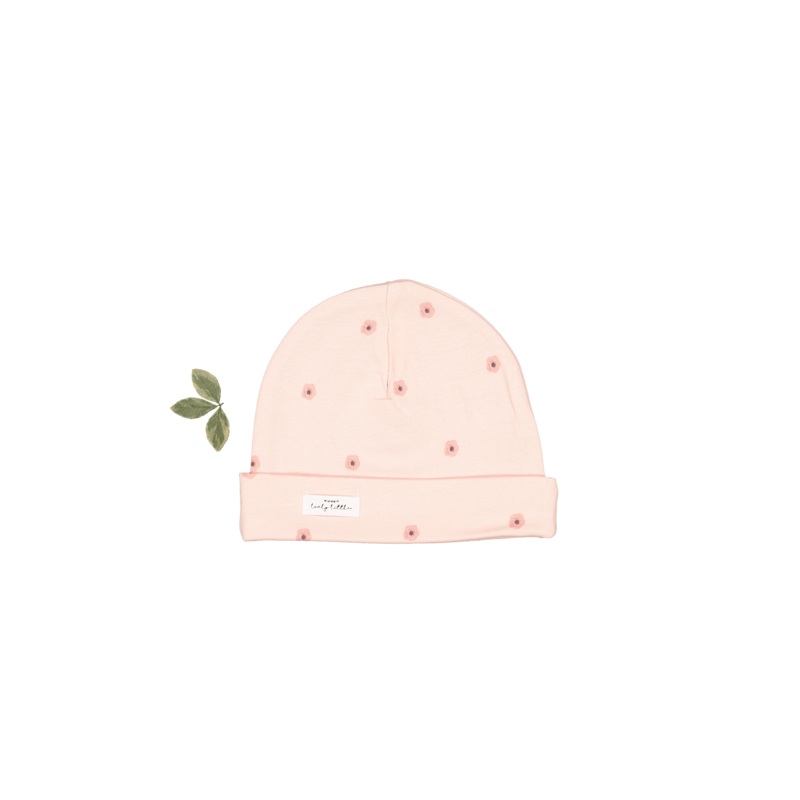 The Printed Hat – Rose Flower|0-3m|3-6m|6-12m|12-36m