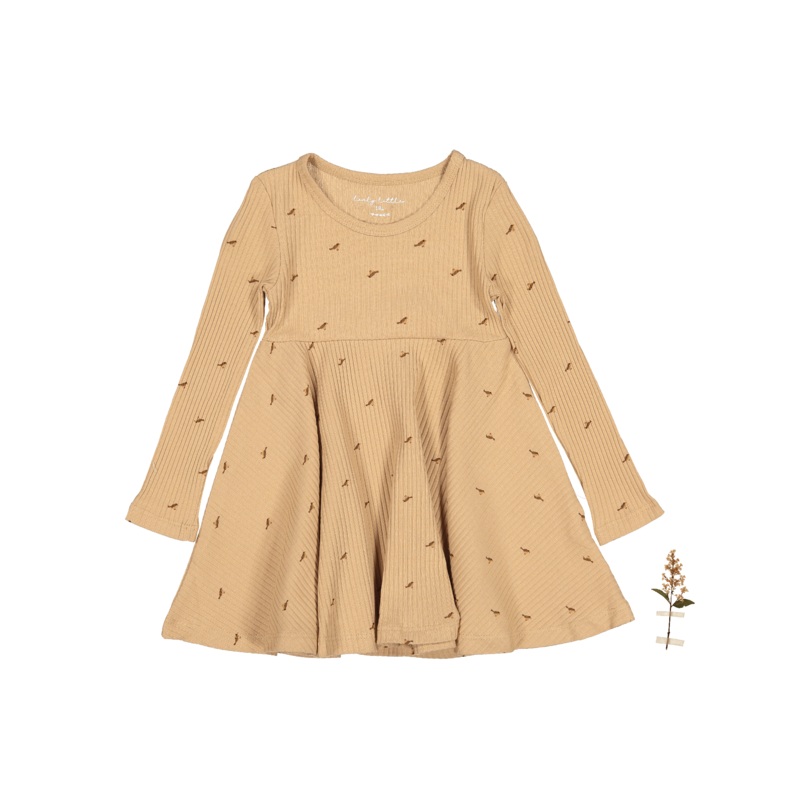 The Printed Long Sleeve Dress – Birdsong