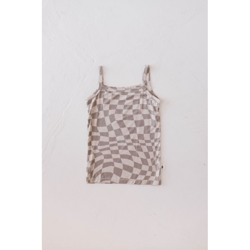 Basic Bamboo Tank | Wavy Checker