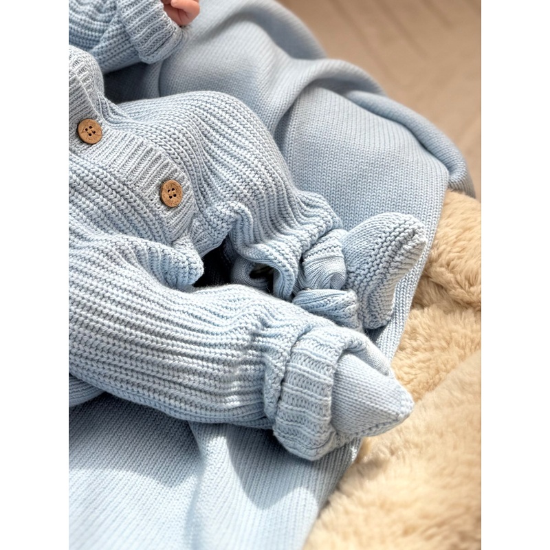 Classic Booties – Powder Blue|0-3m|3-6m|Powder Blue