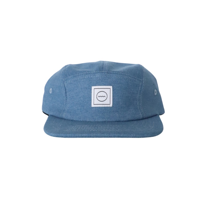 Denim Five-Panel Hat|Size 1|Size 2|Size 3