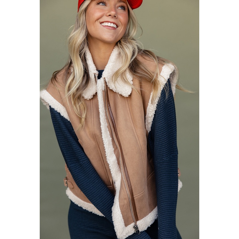 Freight Train Suede Vest|Peru|S|M|L