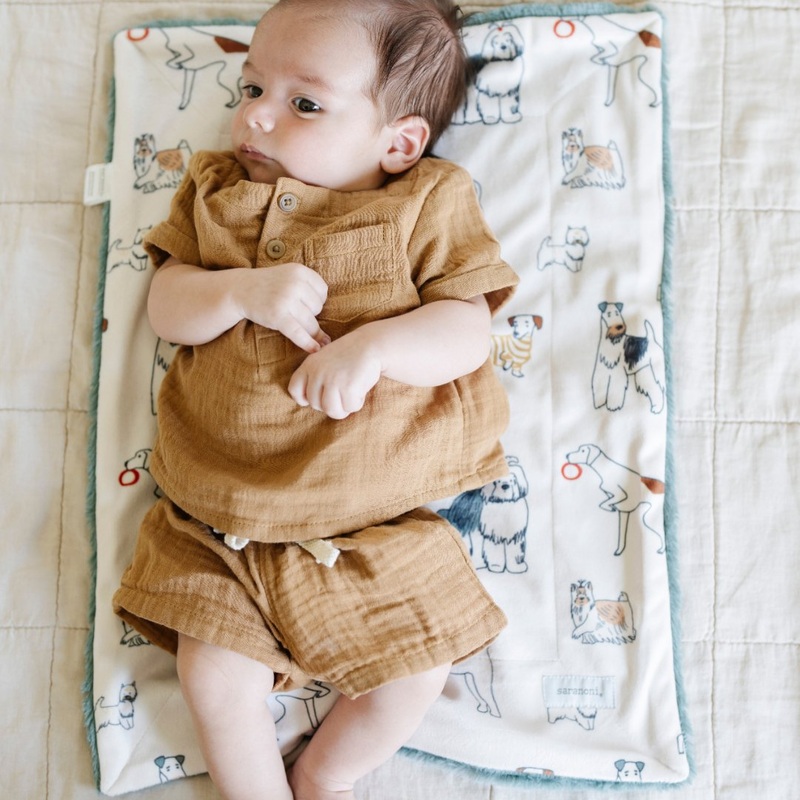 MINKY/LUSH MINI BLANKETS|Bows|Dogs